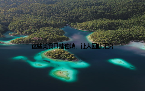 这些美食口味独特, 让人回味无穷